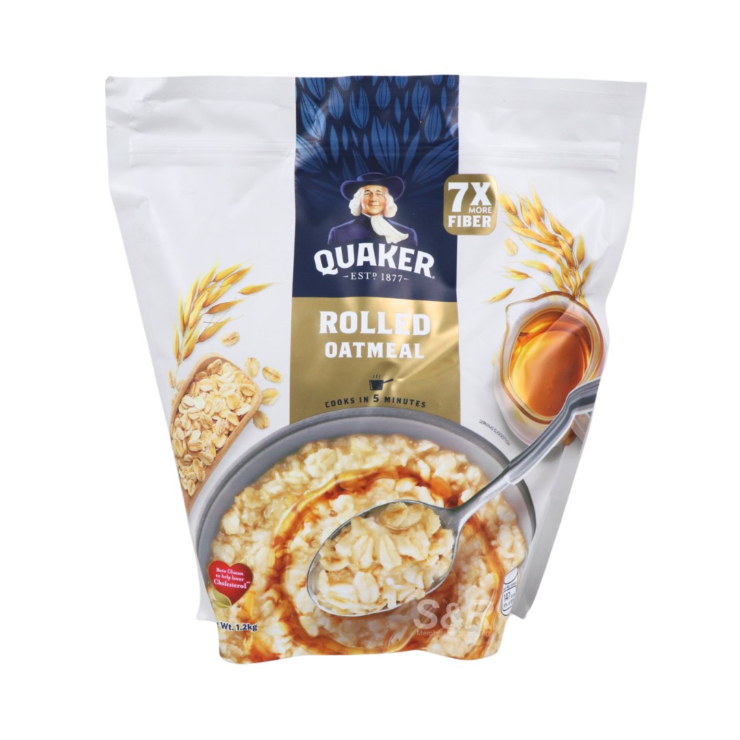 Quaker Whole Grain Rolled Oats 1.2kg